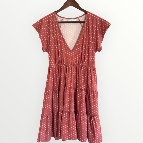 Urban Outfitters Dresses & Skirts - Urban Outfitters Julia Ruffle Mini Dress in Red Size Small